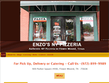 Tablet Screenshot of enzosflowermound.com